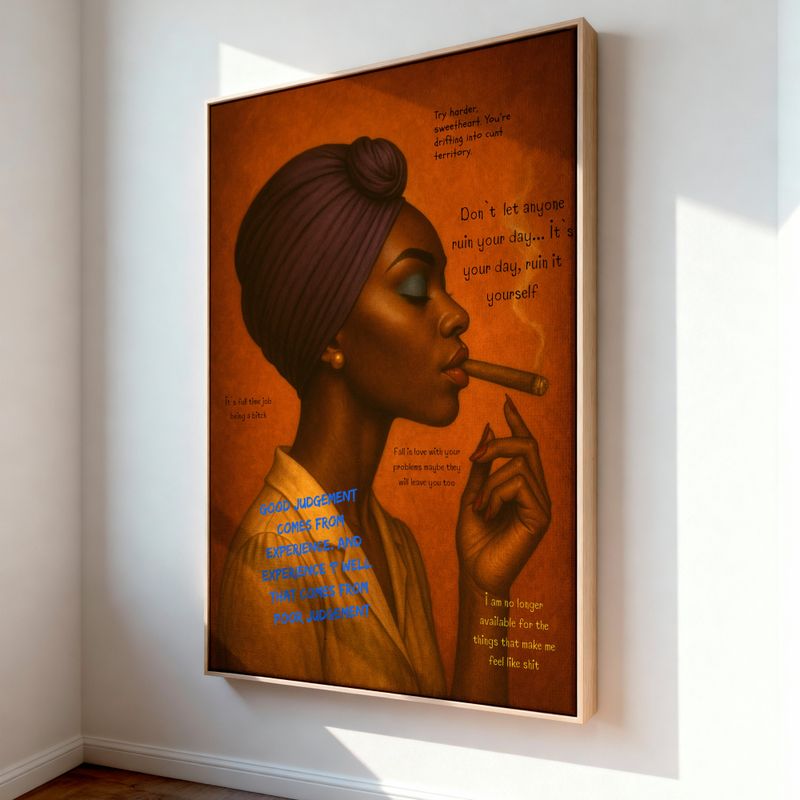 Lærredstryk - I see you