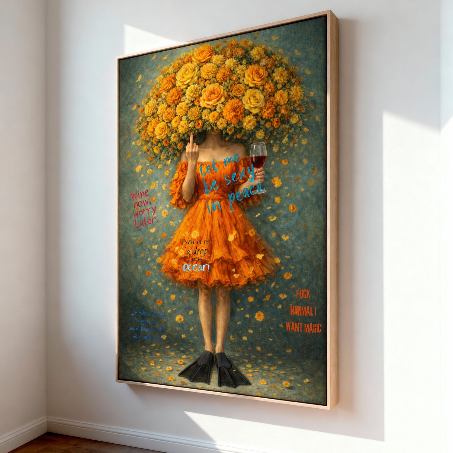 Lærredstryk - I see you