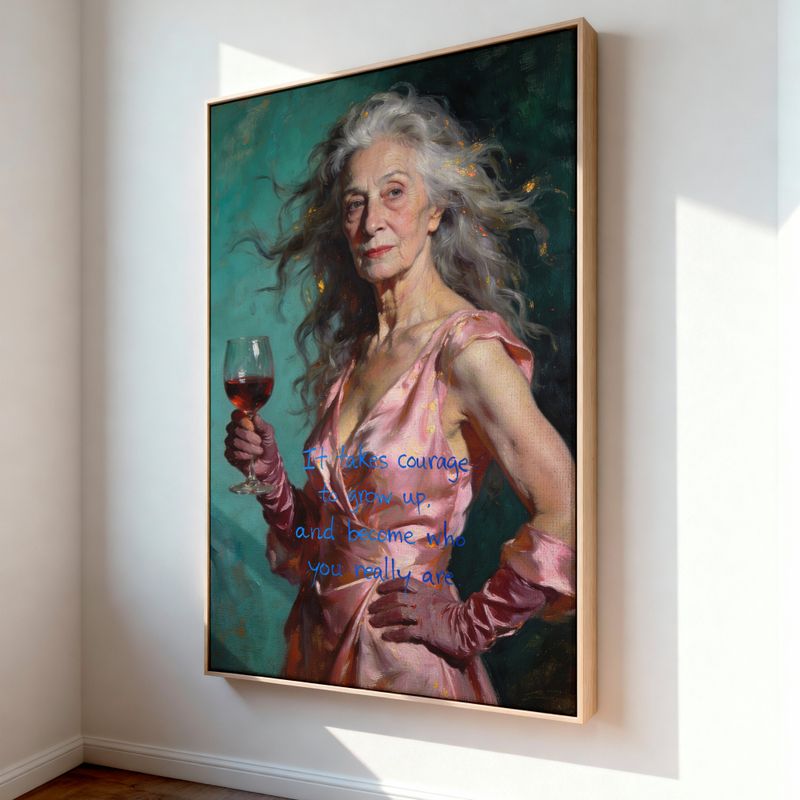 Lærredstryk - I see you