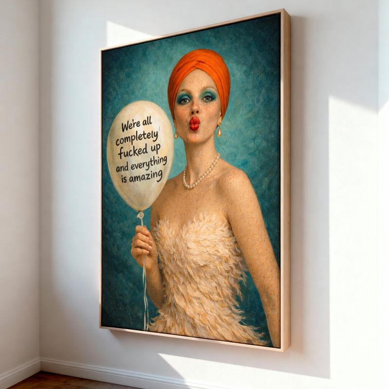 Lærredstryk - I see you