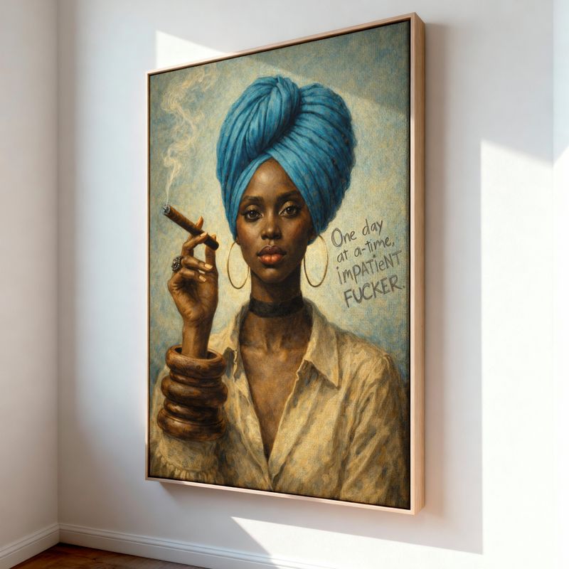 Lærredstryk - I see you