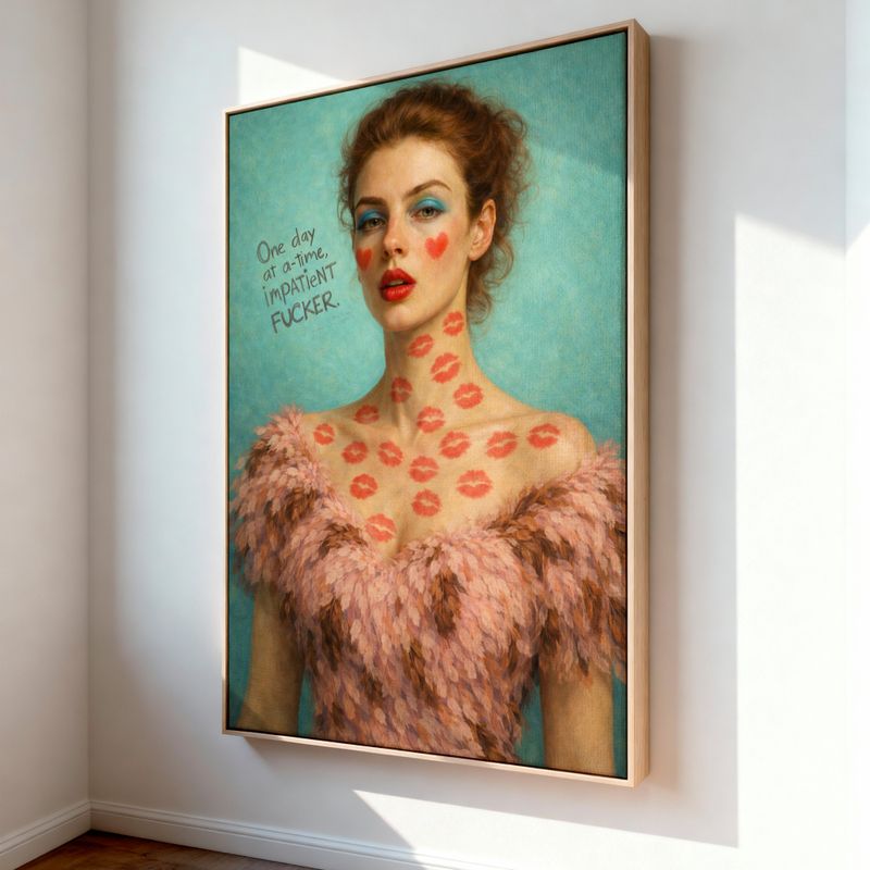 Lærredstryk - I see you