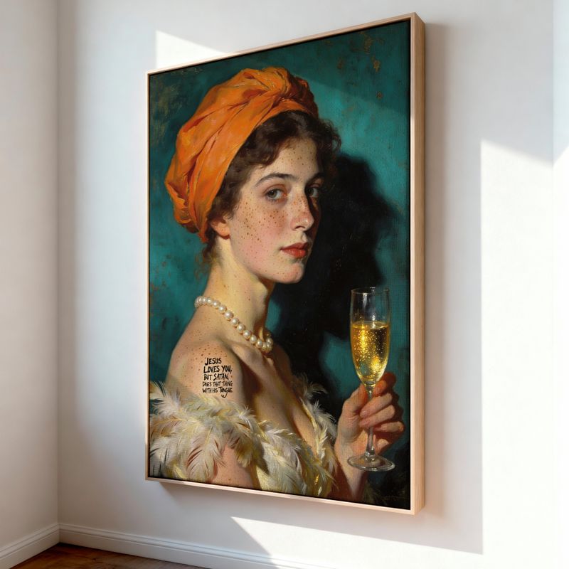 Lærredstryk - I see you