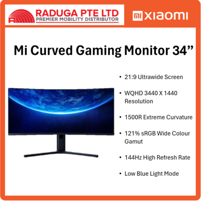 Xiaomi Curved Gaming Monitor 34 inch (Export Set)