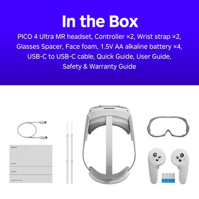 PICO 4 Ultra 12GB + 256GB VR Headset - Store - Raduga Pte