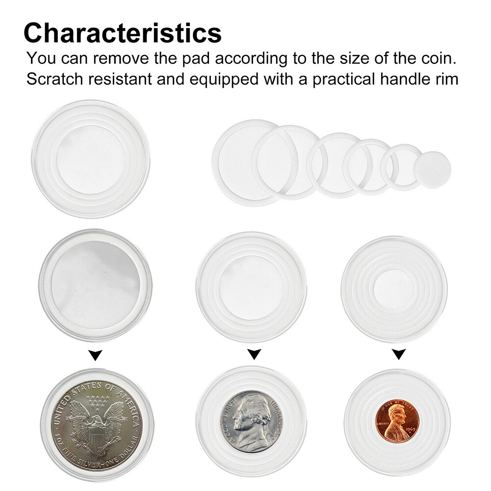 Plastic Coin Holder Capsule