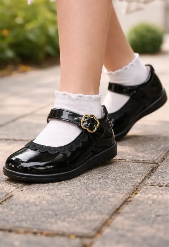 ZAPATO ESCOLAR CHAROL NIÑA  TALLA 15/17