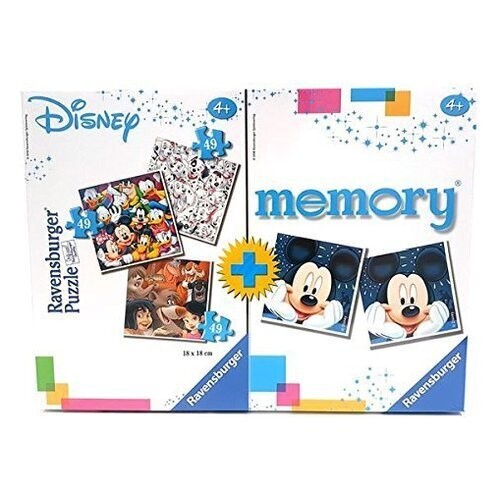 Puzzle + Memory Disney 3x49p. - Ravensburger Puzzle 919123