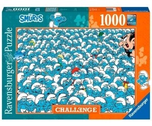 Ravensburger Puzzle 172917 - Challenge I Puffi 1000p.