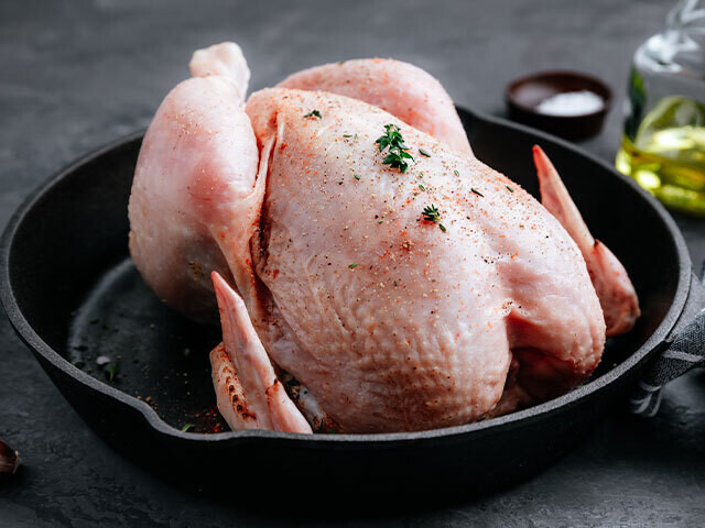 Whole Chicken Non-GMO and Pastured in North Carolina