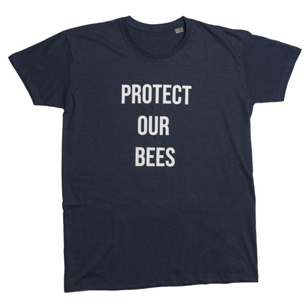 T-shirt Homme Protect our Bees bleu T-shirt Homme Protect our Bees bleu