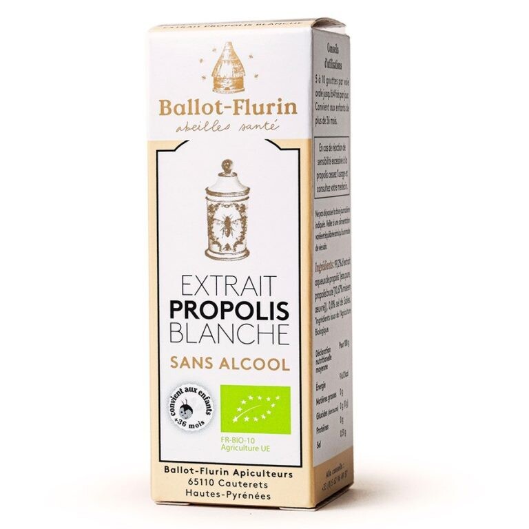 Extrait de Propolis Blanche sans alcool