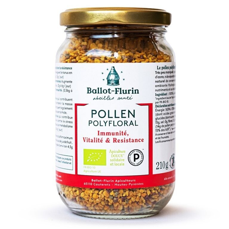 Pollen Polyfloral Dynamisé en pelotes