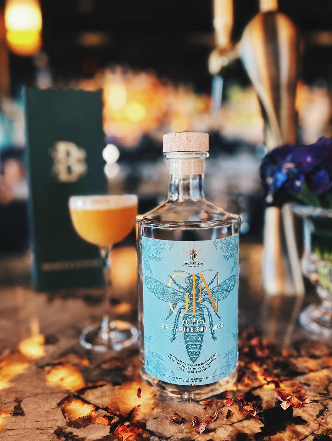 Gin au miel de fleurs sauvages Gin au miel de fleurs sauvages