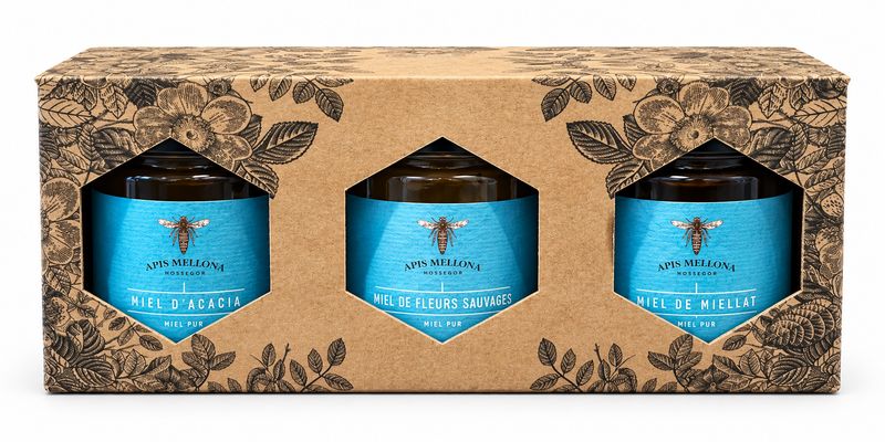 Coffret 3 miels traditionnels