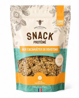 Snacking Proteiné aux cacahuètes 100% végétal - sans gluten Snacking Proteiné aux cacahuètes 100% végétal - sans gluten