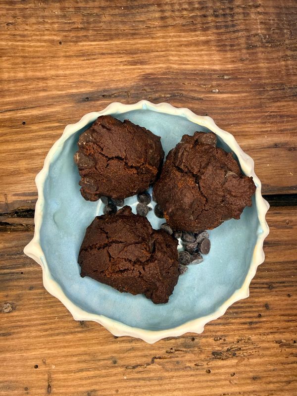 Biscuits du Rucher miel-cacao 100% végétal - sans gluten Biscuits du Rucher miel-cacao 100% végétal - sans gluten