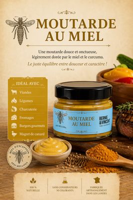 MOUTARDE AU MIEL MOUTARDE AU MIEL