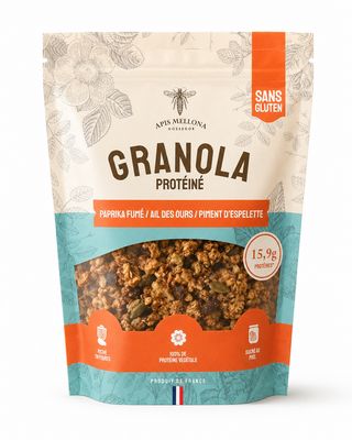 GRANOLA SALE MIEL-PAPRIKA FUME-AIL DES OURS-PIMENT D'ESPELETTE GRANOLA SALE MIEL-PAPRIKA FUME-AIL DES OURS-PIMENT D'ESPELETTE