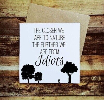 Greetings Card - Closer to Nature