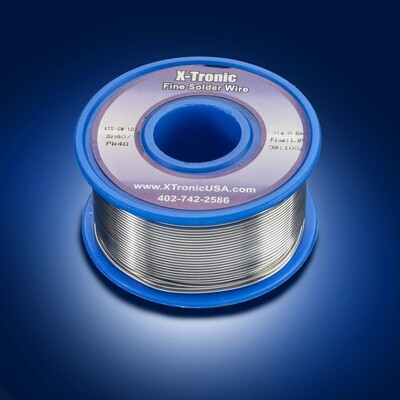 X-Tronic Solder Wire Roll SW-103 (Set of 2) • Sn60/Pb40 • 100 Grams • 0.8mm Diameter • Flux 1.8% XTR-SW-103