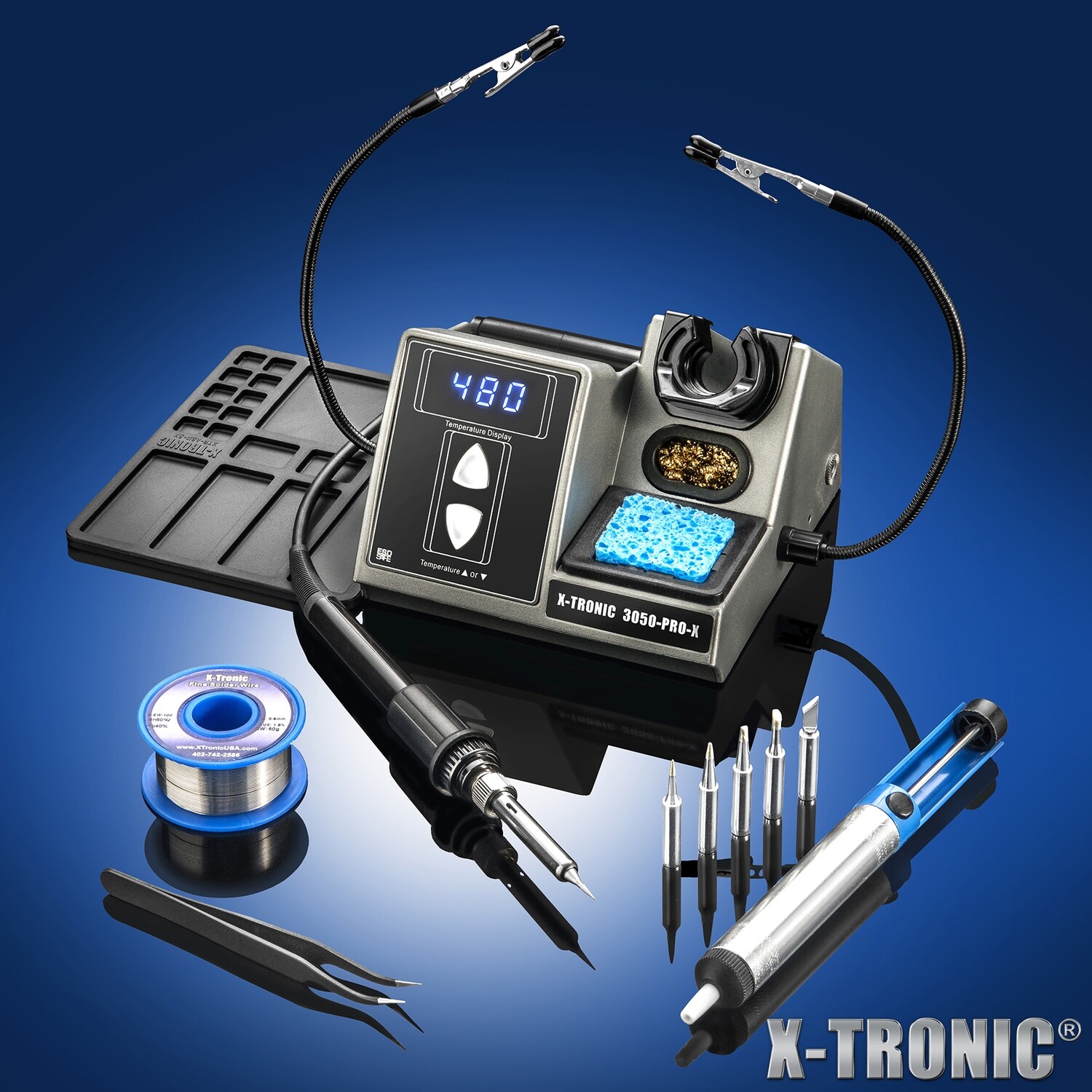 3050-PRO-X Soldering Station & Parts | Heavy Gauge Wire Soldering