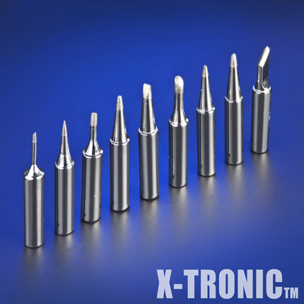 X-TRONIC 900M SOLDERING TIP ASSORTMENT (9 TIPS)