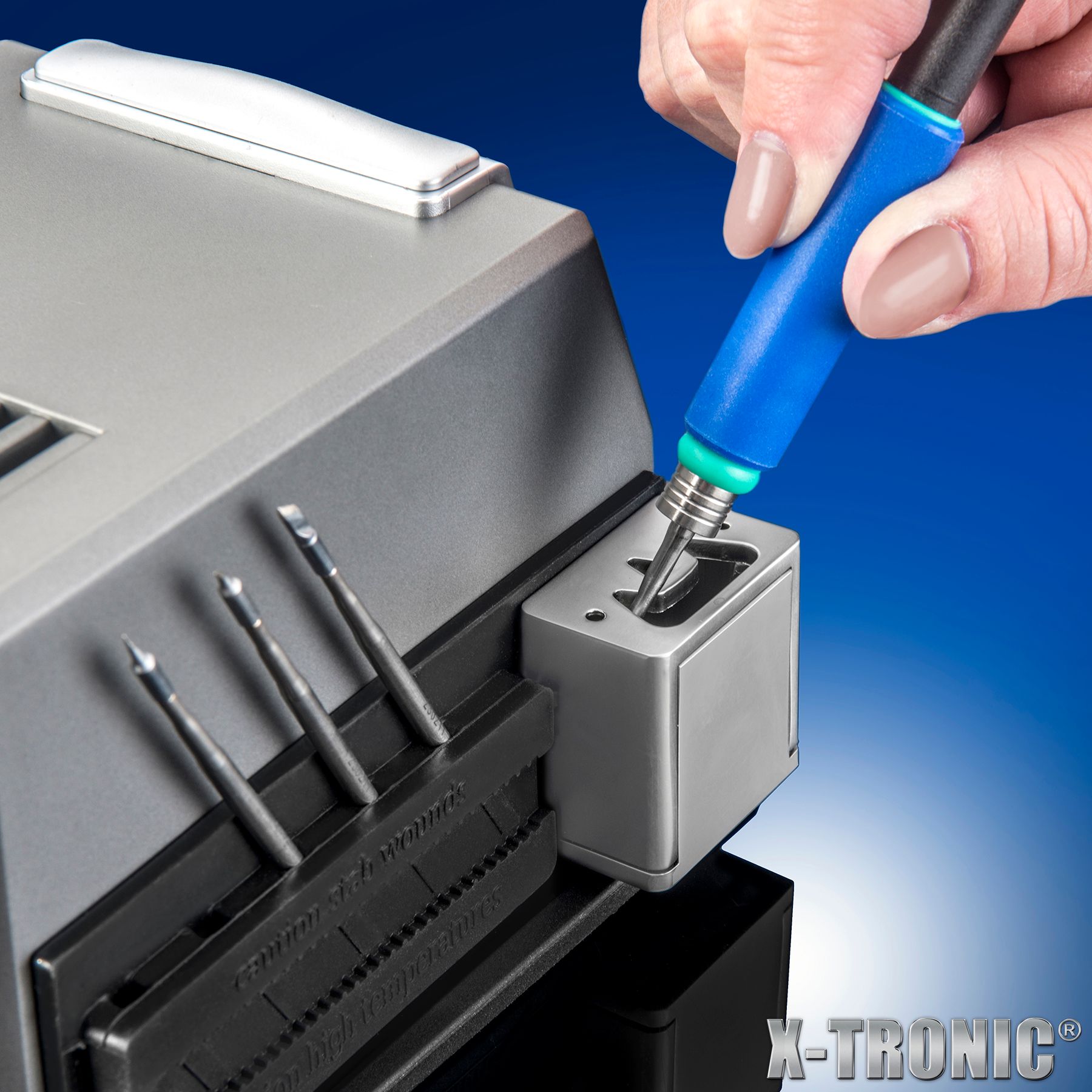 X-Tronic SX-90 • Platinum Series • 85W Precision Micro Soldering Iron Station • Lead Free • 3 Temp Presets • Temp in 4 Seconds • Calibration, Hibernation, & C°/F° Functions & 72 °C Temp "Kicker Bar"! X-Tronic SX-90 • Platinum Series • 85W Precision Micro Soldering Iron Station • Lead Free • 3 Temp Presets • Temp in 4 Seconds • Calibration, Hibernation, & C°/F° Functions & 72 °C Temp "Kicker Bar"!