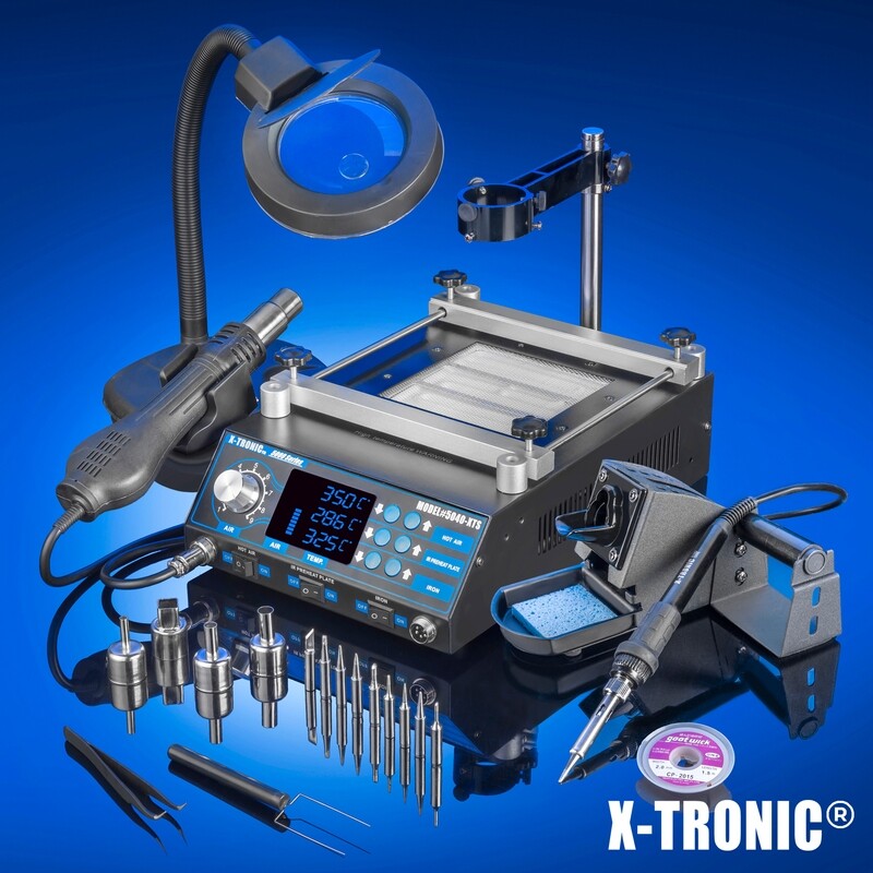 X-Tronic 5040-XR3 Hot Air Rework Station &amp; Preheating Station