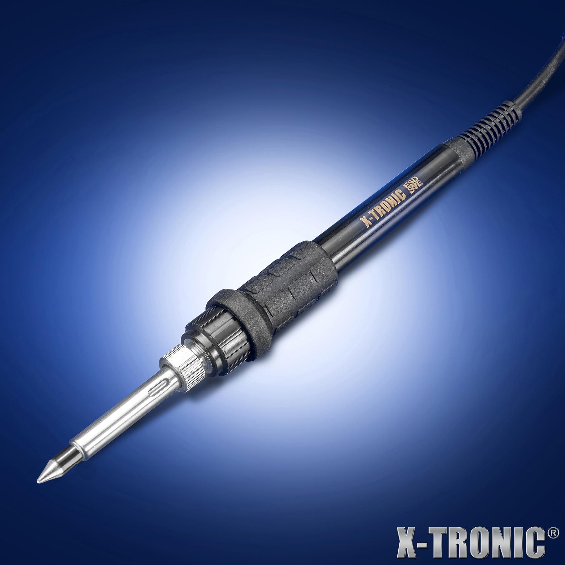 X-Tronic Model 9060-PRO-X • 200 Watt Stained Glass Soldering Iron Station with 4 Soldering Tips • Temp: 392°F - 842°F/200°C - 450°C • °C/°F Conversion • 0 - 30 Minute Sleep Timer