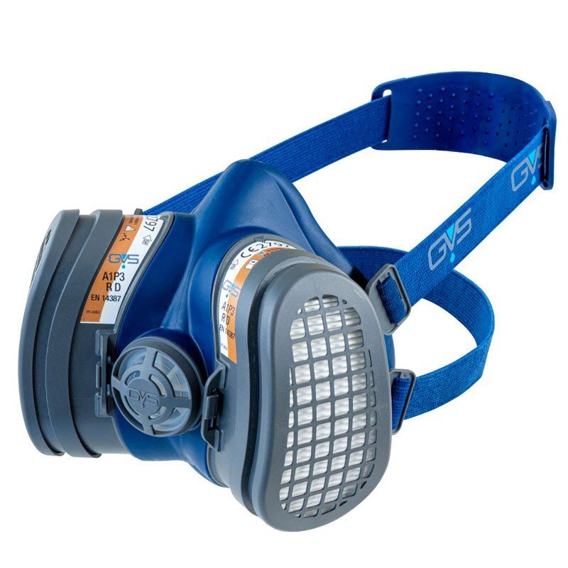 Gvs Eclipse A1P3 Semi Maschera Facciale per Vapori e Gas Filtri intercambiabili