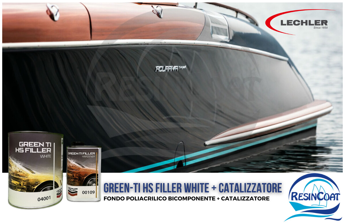 Isolante Acrilico Lechler Megafiller Grigio Chiaro LT 1  + Catalizzatore (200ml)