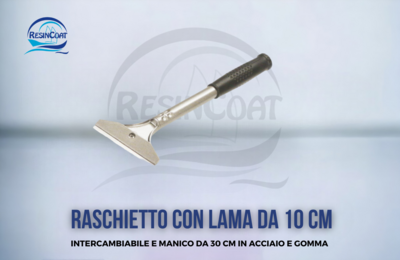 Raschietto con lama da 10 cm intercambiabile