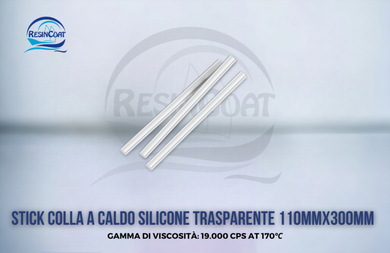 Colla a Caldo Silicone Trasparente 110MMX300MM