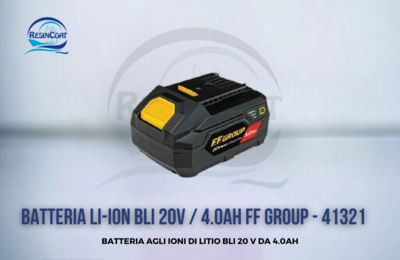 Batteria LI-ION BLI 20V / 4.0Ah FF GROUP - 41321