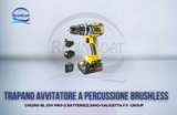 Trapano Avvitatore a Percussione BRUSHLESS – CHD/60-BL 20V PRO+2 Batterie(2,5AH)+Valigetta F.F. GROUP 43199