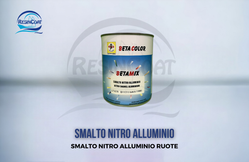 Smalto Nitro Opaco Alluminio Ruote 0,75LT  BETA