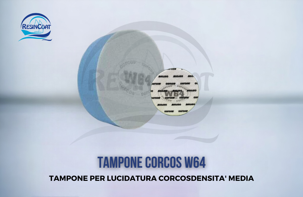 Tampone per Lucidatura Azzurro Corcos  W64 160 mm x 50 m