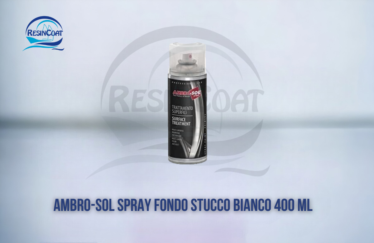 Ambro-Sol V400STUCCO  Bomboletta Spray Fondo Stucco Bianco 400 ml