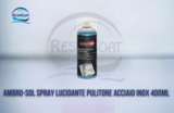 Bomboletta Lucidante Pulitore Acciaio Inox 400ML