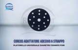 Corcos Adattatore Adesivo a Strappo 15F D.150 Velcro Ricambio attaccadisco