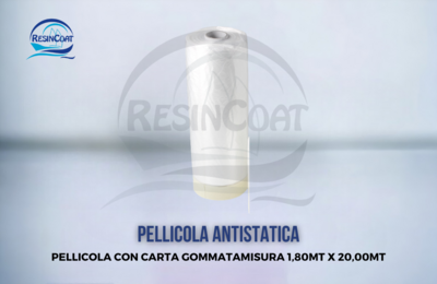 Pellicola Elettrostatica Con Carta Gommata 1800MM X 20 MT Corcos