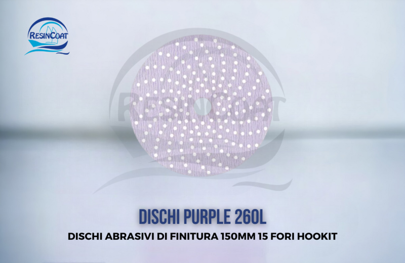 3M Dischi purple 260L Dischi Abrasivi di Finitura 150MM 15 Fori Hookit