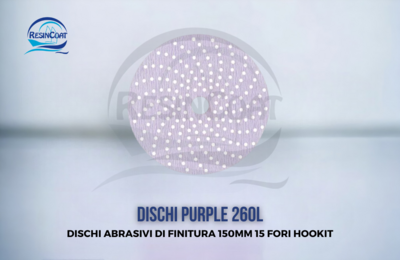 3M Dischi purple 260L Dischi Abrasivi di Finitura 150MM 15 Fori Hookit