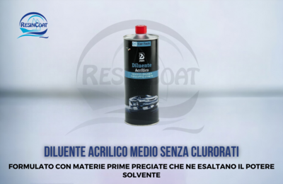 Diluente Acrilico Medio Senza Clorurati