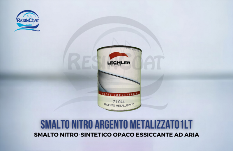 Smalto Nitro Argento Metallizzato Lechler 1LT