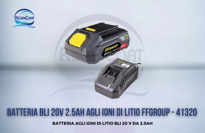 Batteria BLI 20V 2.5AH AGLI IONI DI LITIO FFGROUP - 41320