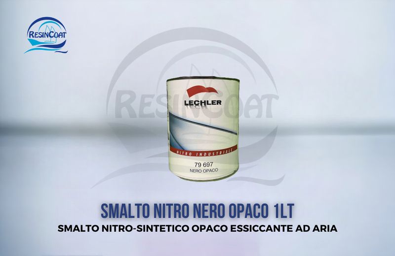 Smalto Nitro Nero Opaco Lechler LT1