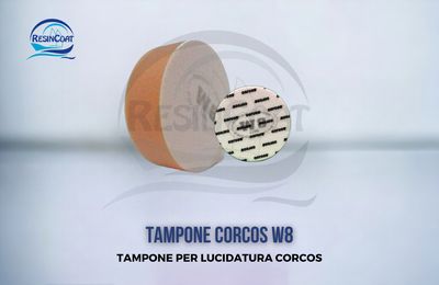Tampone per Lucidatura Arancio Corcos W8