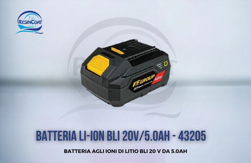 Batteria LI-ION BLI 20V/5.0AH - 43205